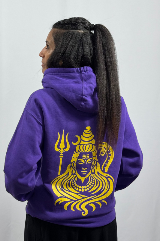 Har Har Mahadev Unisex Embroidered Hoodie | Modern Spiritual Apparel