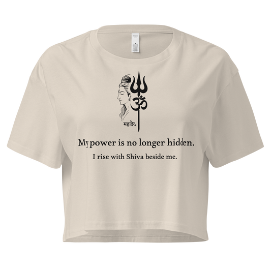 Shiva Crop Top - My power is no longer hidden.