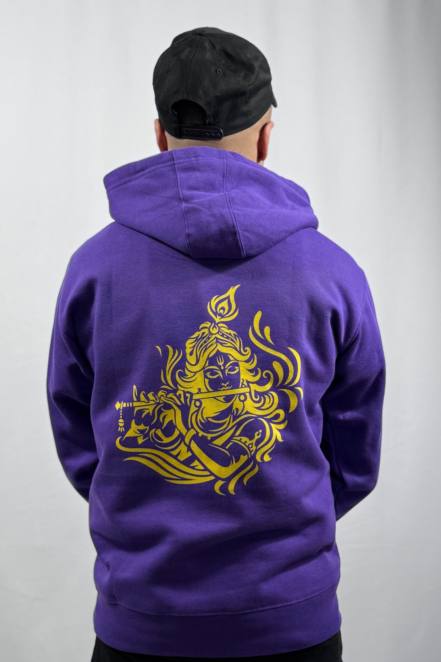 Radhe Radhe Unisex Embroidered Hoodie | Modern Spiritual Apparel