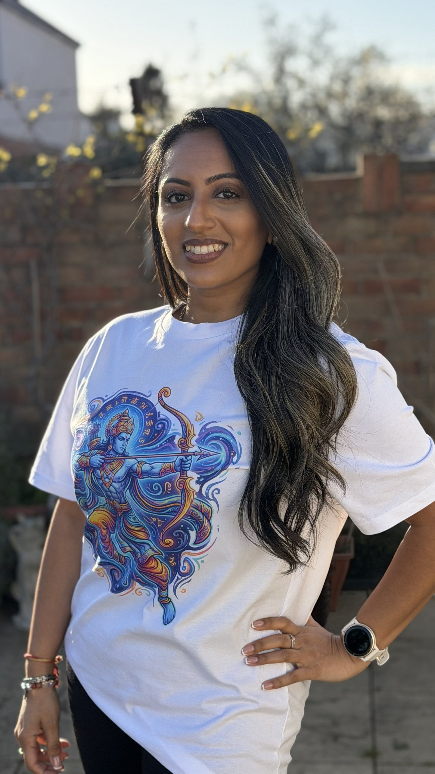Cosmic Divine Ram Unisex T-Shirt – Organic Cotton Statement Tee