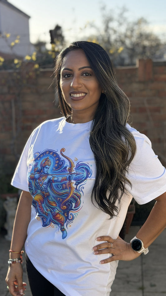 Cosmic Divine Ram Unisex T-Shirt – Organic Cotton Statement Tee