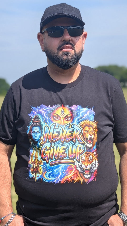 Never give up Unisex T