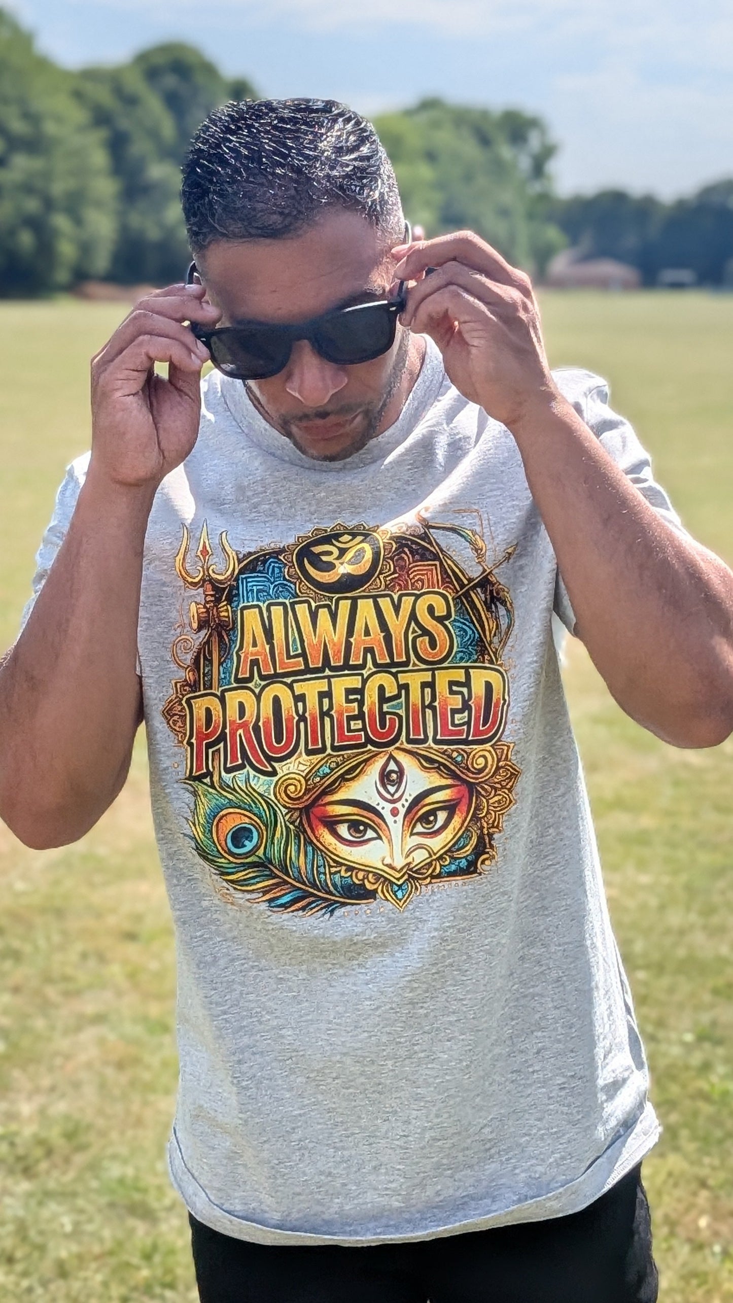 Always Protected White Unisex T