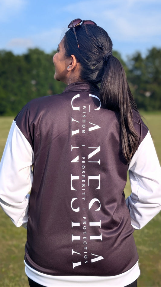Ganesha Varsity-inspired Jacket