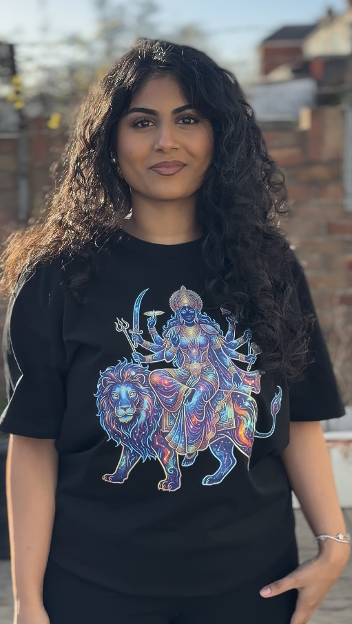 Cosmic Divine Mata Ji Unisex T-Shirt – Organic Cotton Statement Tee