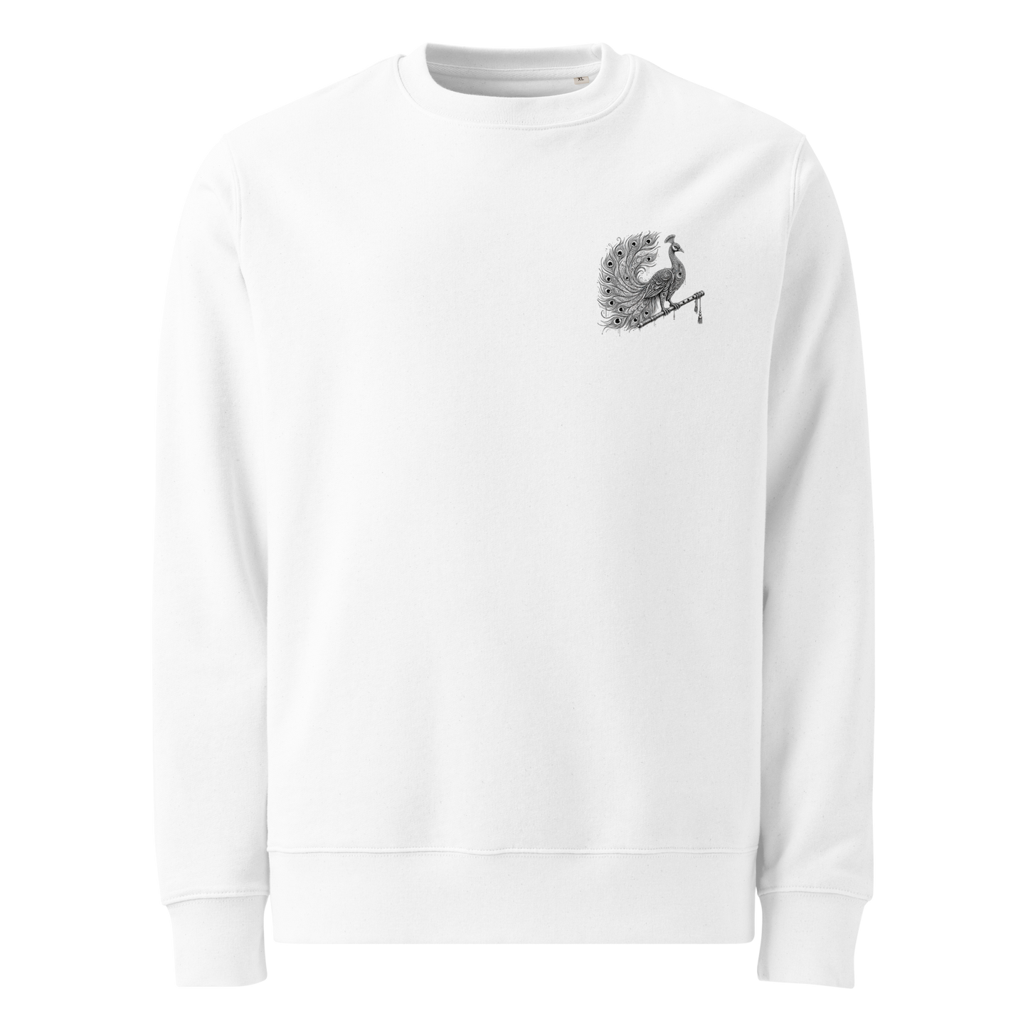 Krishna White Men's Sweatshirt