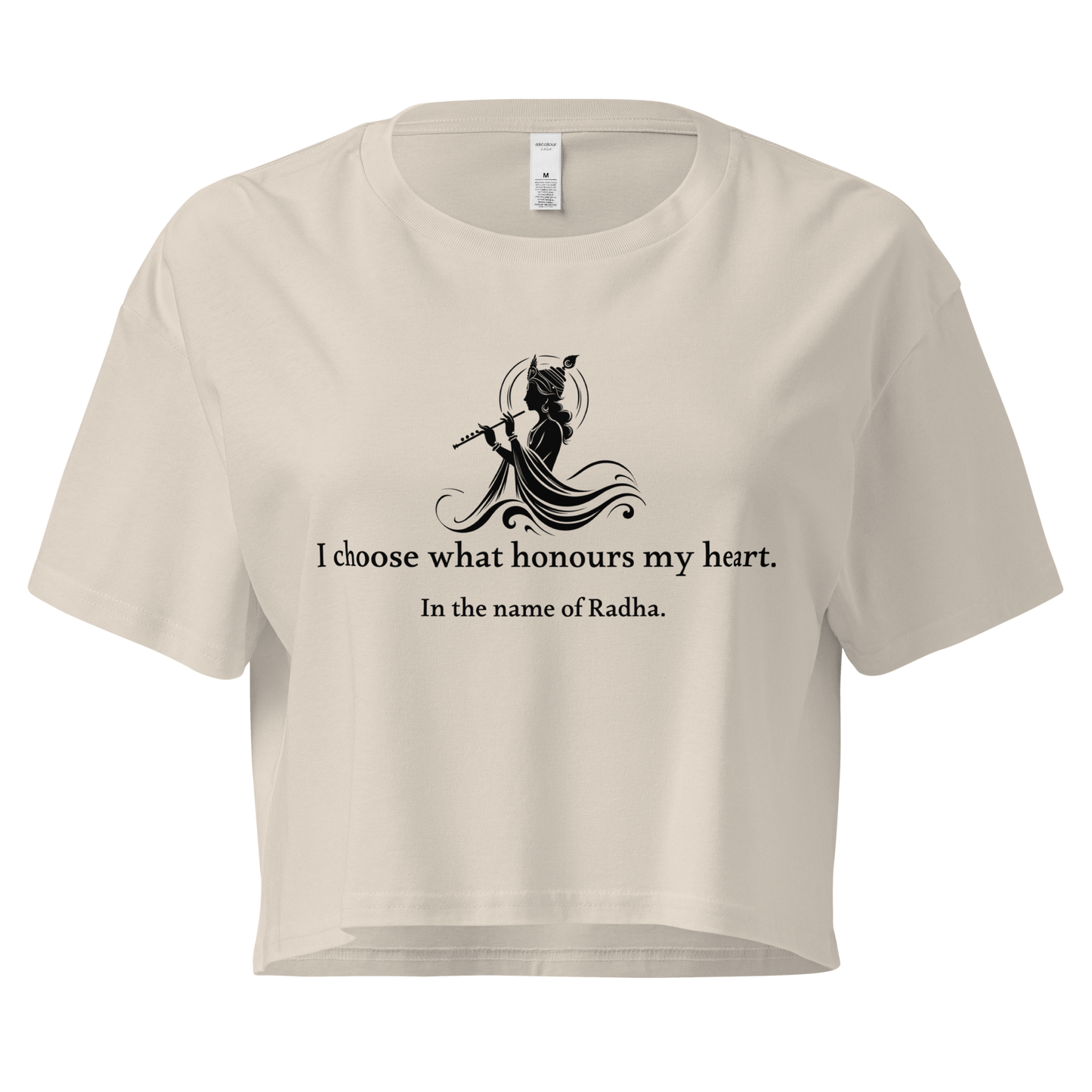 Radha Crop Top - I choose what honours my heart.