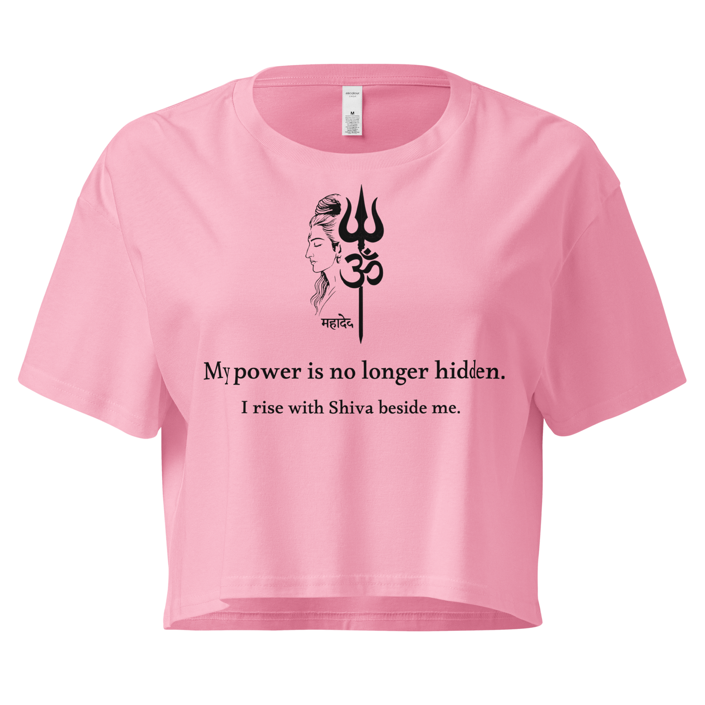 Shiva Crop Top - My power is no longer hidden.