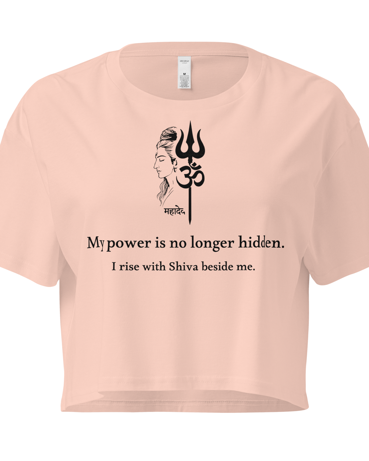 Shiva Crop Top - My power is no longer hidden.