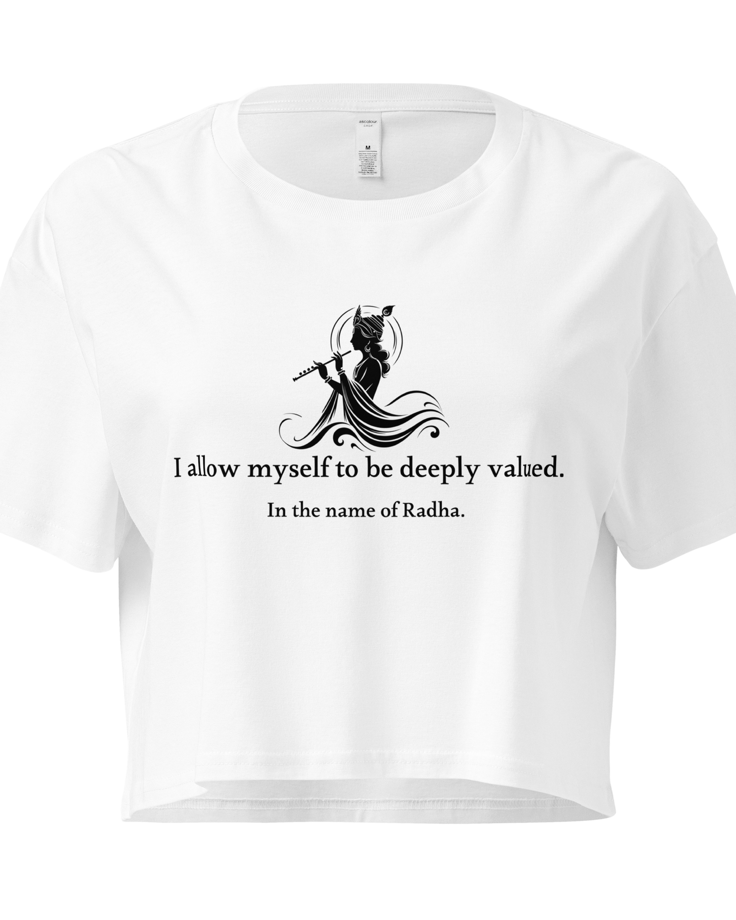 Radha Crop Top -  I allow myself to be deeply valued.